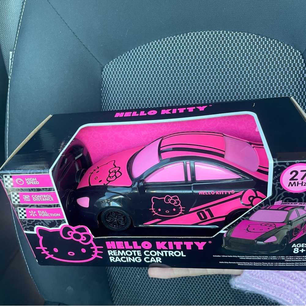 Hello Kitty Hot Pink Remote Control Racecar